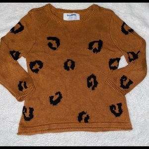 🌻Old Navy Cheetah Print Tunic Sweater 2t🌻